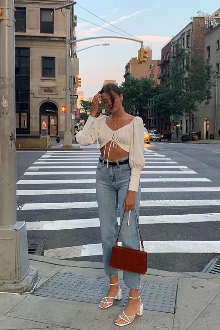 夏季时尚御姐凉鞋穿搭,气质牛皮凉鞋怎么搭配裤子