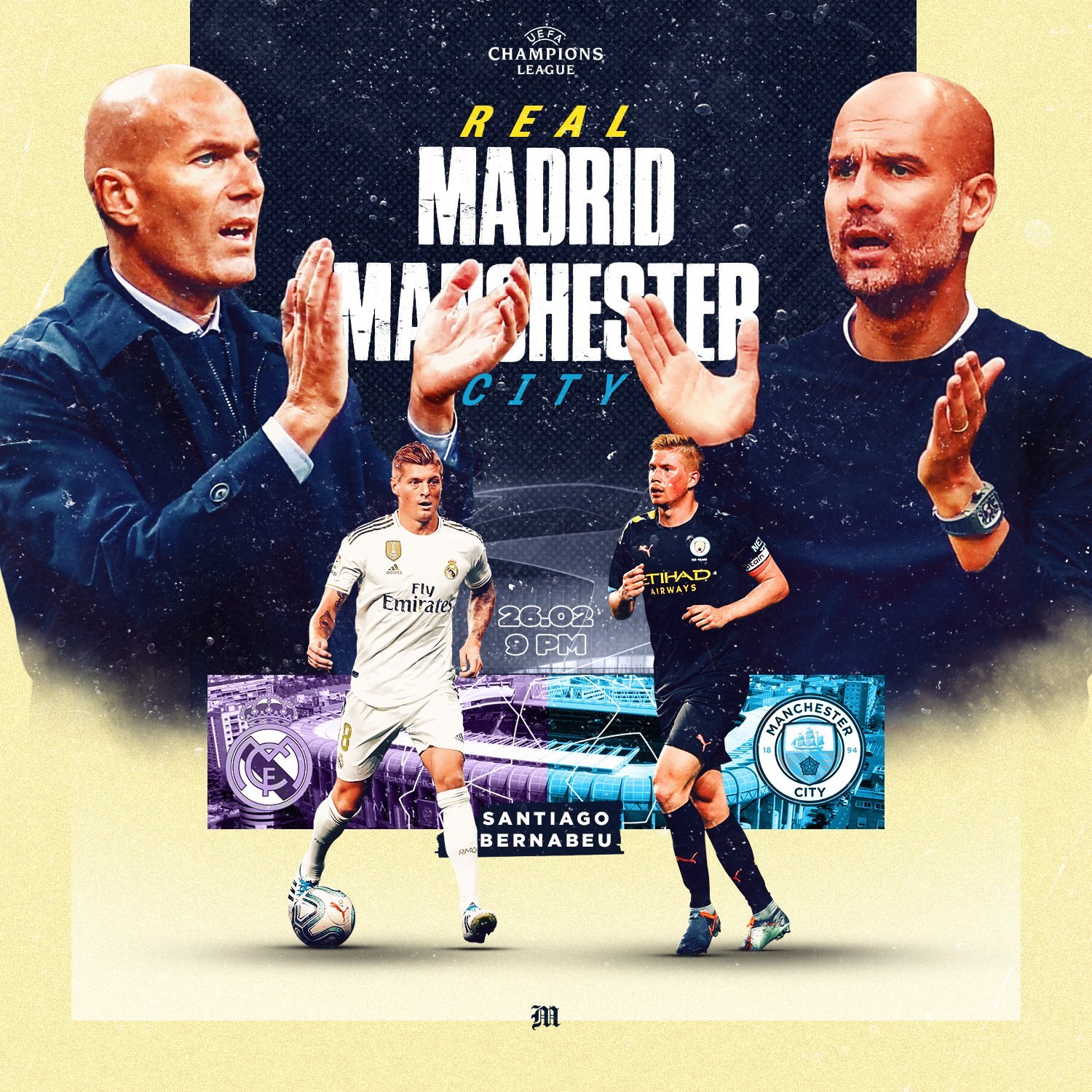 今晚央视直播！欧冠188亿大对决曼城复仇皇马瓜帅对决齐祖