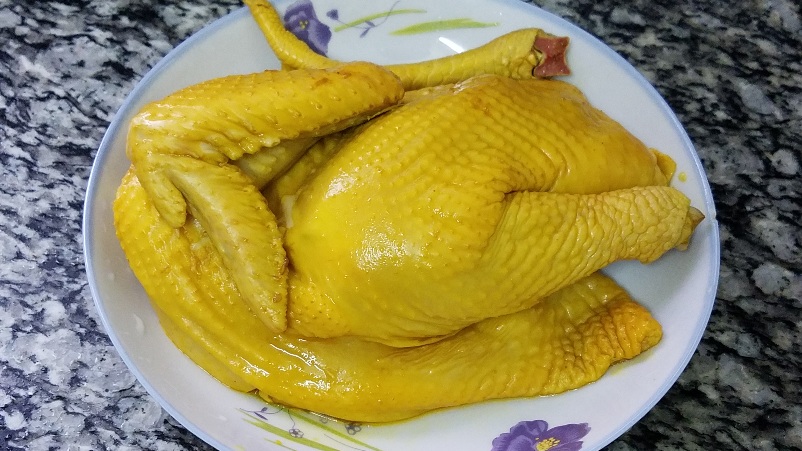 广东正宗的水煮盐焗鸡,广东用盐的盐焗鸡爪的正宗做法