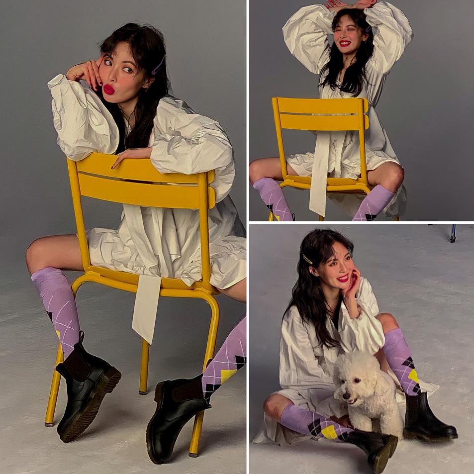 泫雅波浪发型,泫雅好看发型