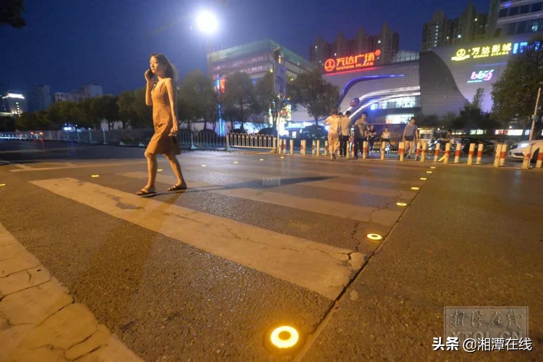 湘潭的粉色斑马线,湘潭斑马线车祸