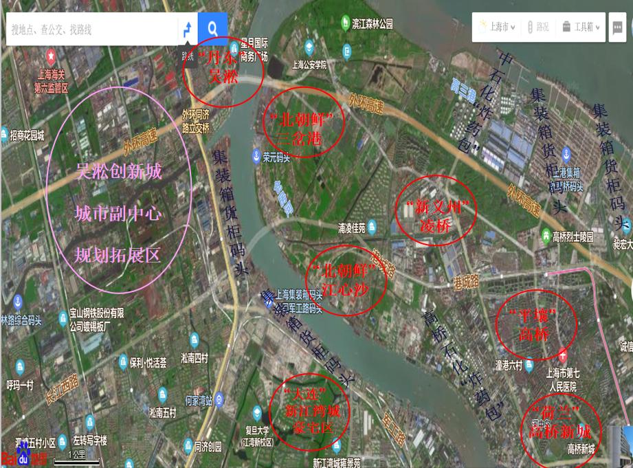 上海外环线房价 (杨浦滨江轨交)