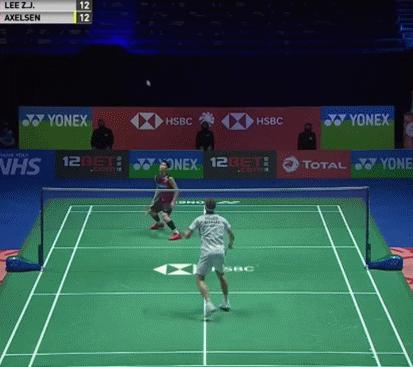 GIF羽毛球技术赏析：李梓嘉，“远网决胜”时代的灯塔