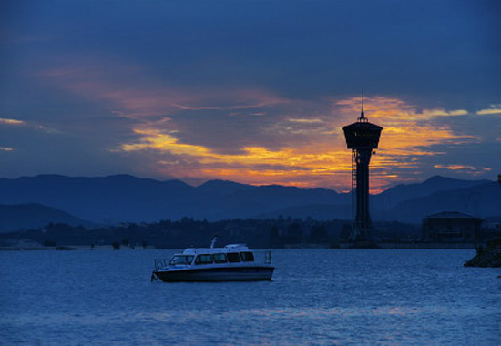雪野水库修建影像照片,雪野水库建造全过程