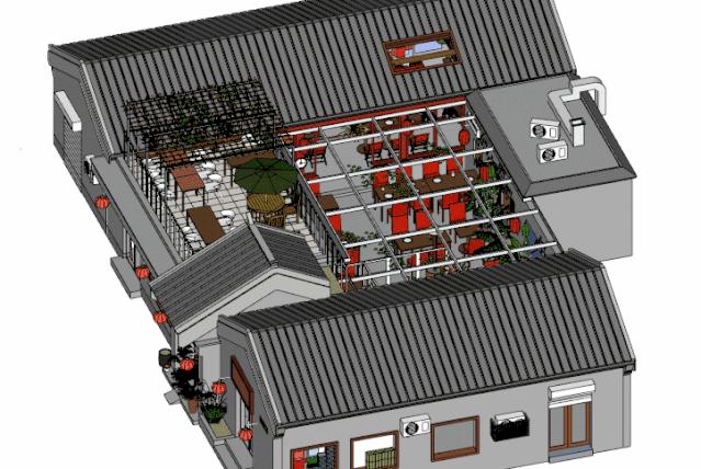 领导求你用插画风画建筑！因为他也想早点下班！附插画效果图素材