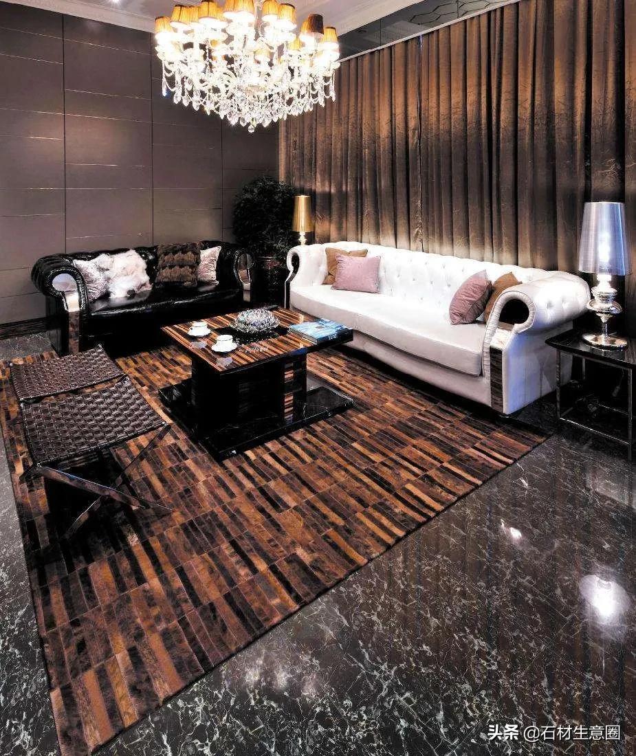 天然大理石黑金花石材价格,黑金花和浅啡网大理石哪个好看