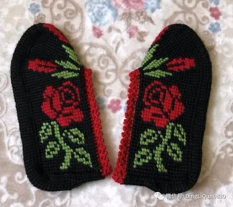 波西米亚风手工编织鞋子,针织作品50款