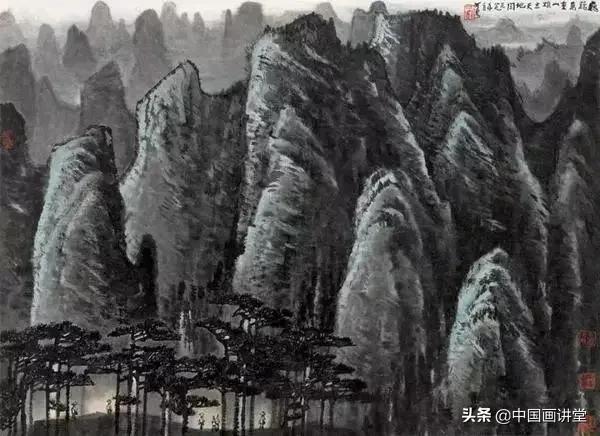李可染大师解读山水画的技巧,山水画意境李可染讲解视频