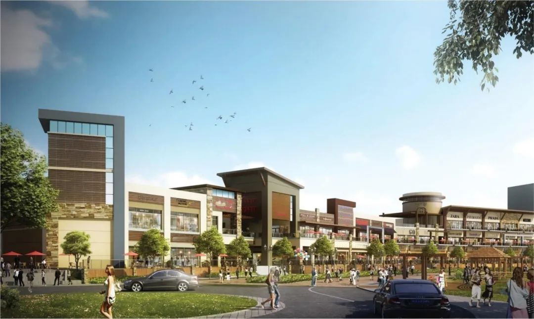 约10万方王府井奥莱火热招商中,小镇的繁华正式启幕