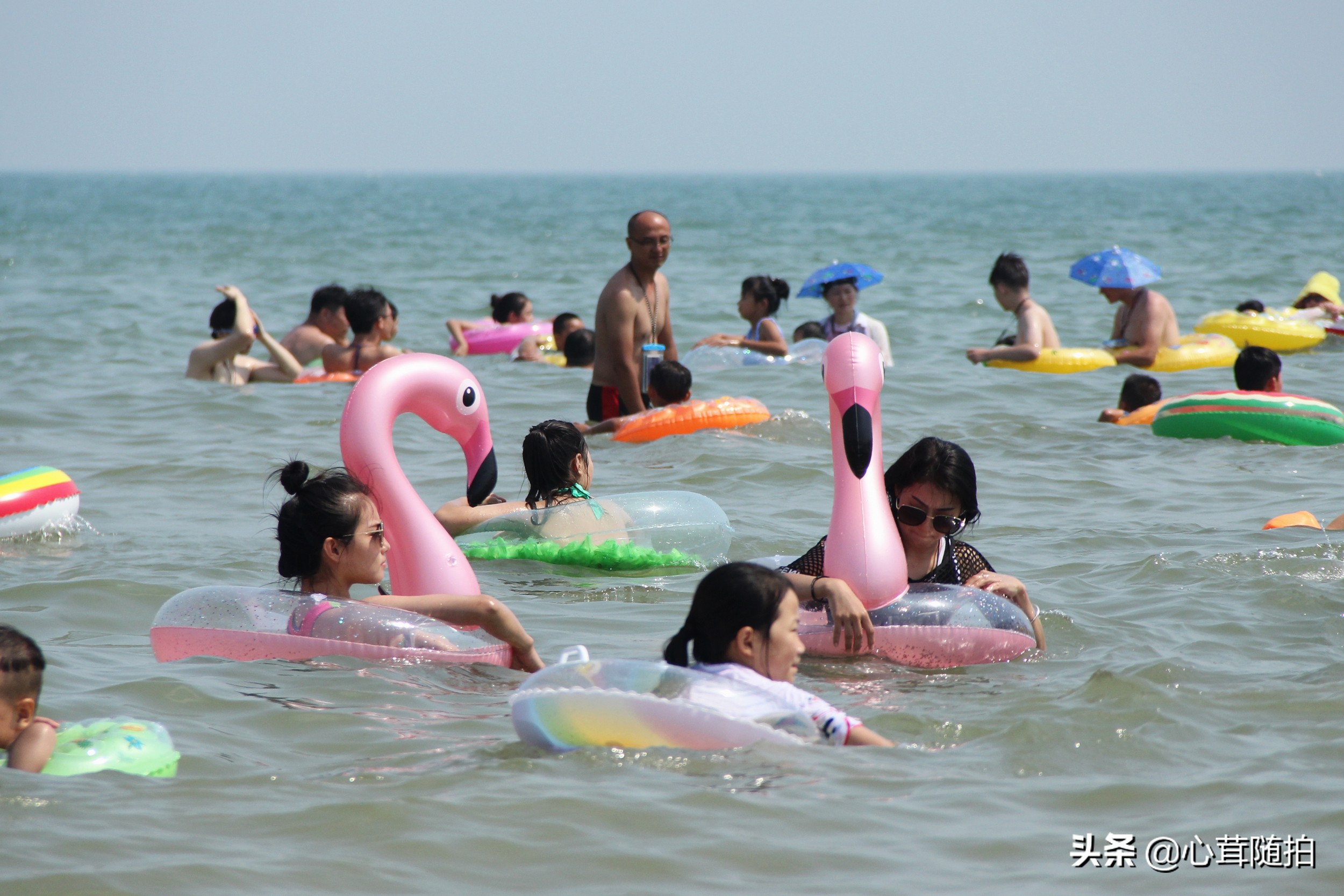 青岛市的金沙滩,金沙滩海边生活