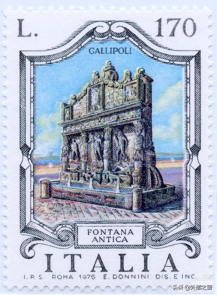 1987年意大利艺术文化遗产邮票,意大利稀少邮票
