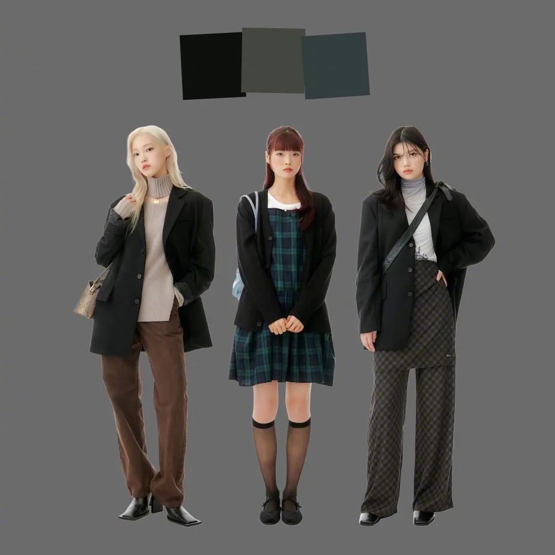 太喜欢秋天了高级色系穿搭,秋冬季最火色系穿搭