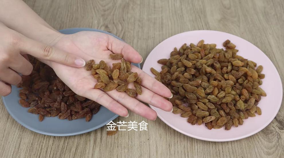 硫磺熏的葡萄干与正常葡萄干图片,硫磺葡萄干的特征