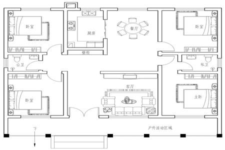 一层小别墅15万,农村最精致大气一层别墅