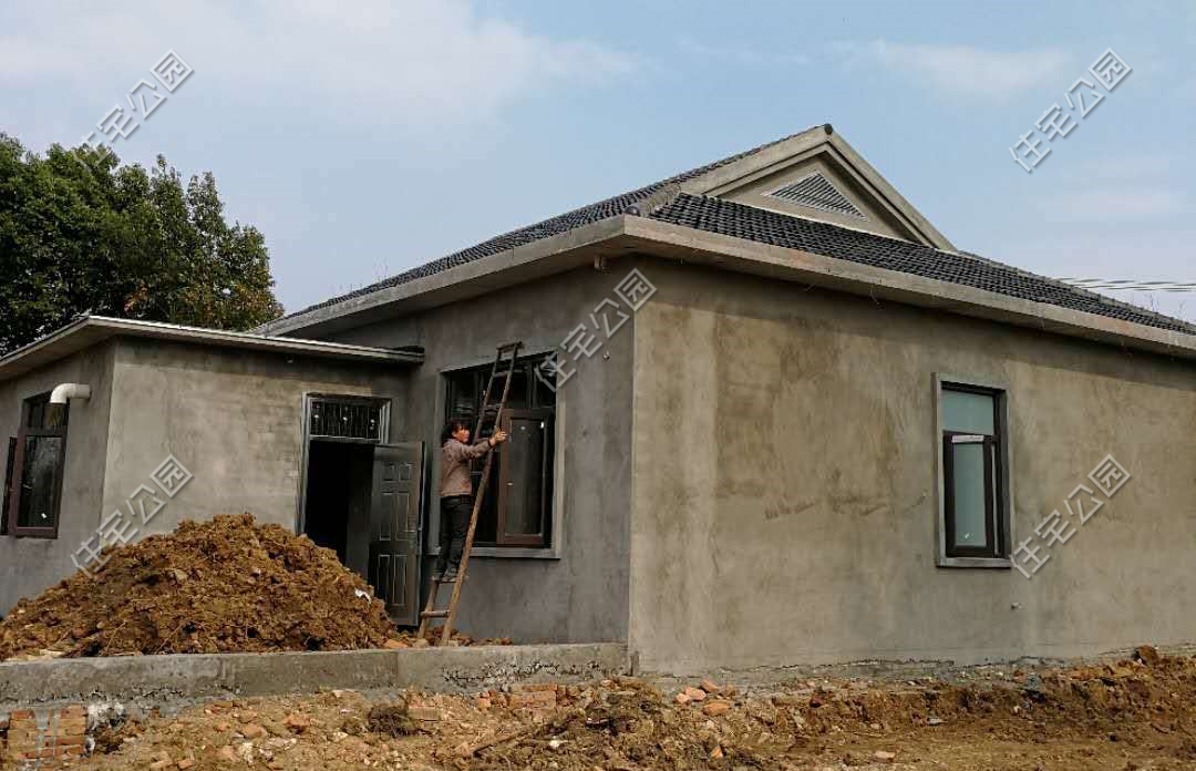 安徽老哥30万建房,钢结构屋顶铺XPS板,室内冬暖夏凉你见过吗?