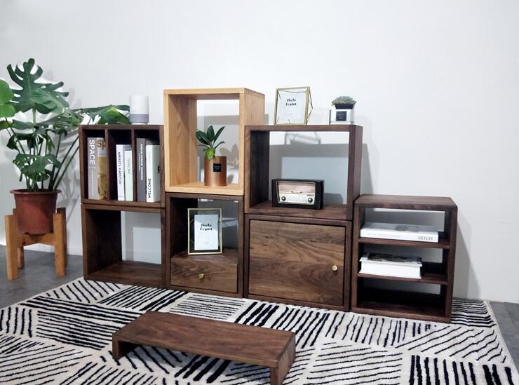 惬意书柜,衣柜书柜一体组合墙简约现代