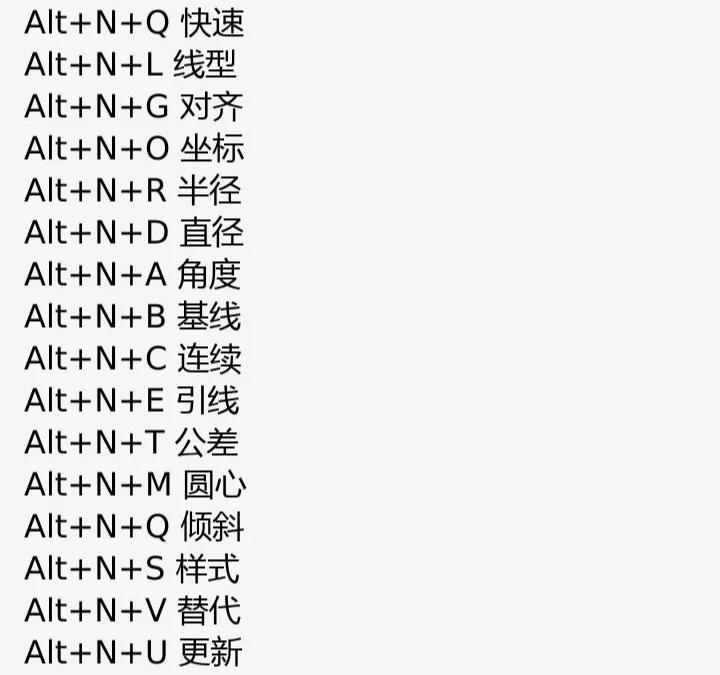 cad画角度线命令快捷键,cad斜线尺寸标注快捷键