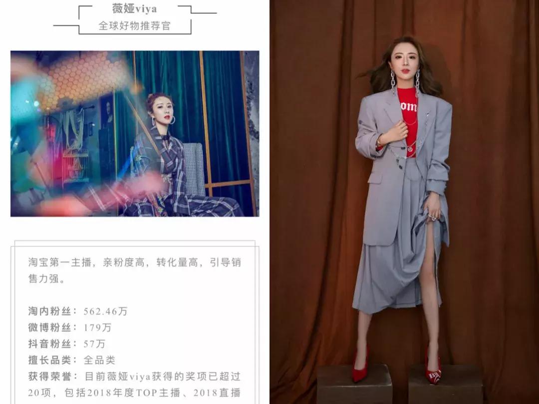 淘宝第一女主播薇娅2019年,618带货60亿网红