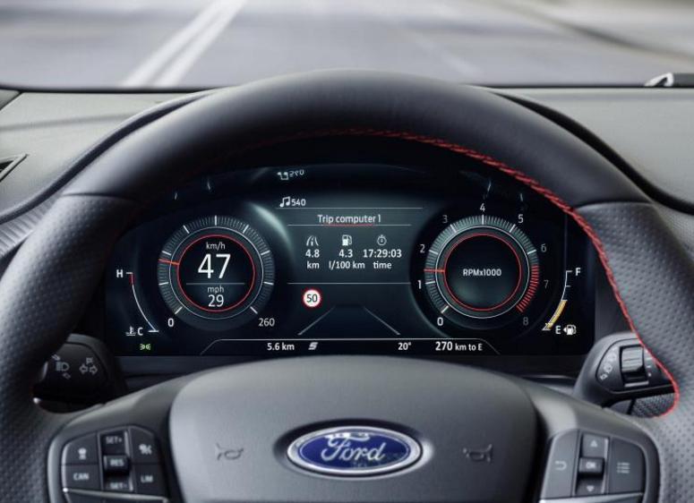 综合油耗5.4L/100km福特发布PUMA官图