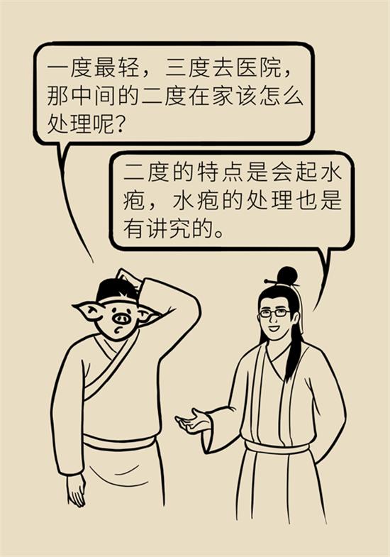 烫伤水泡如何换药,深2度烫伤换药总是有大水泡