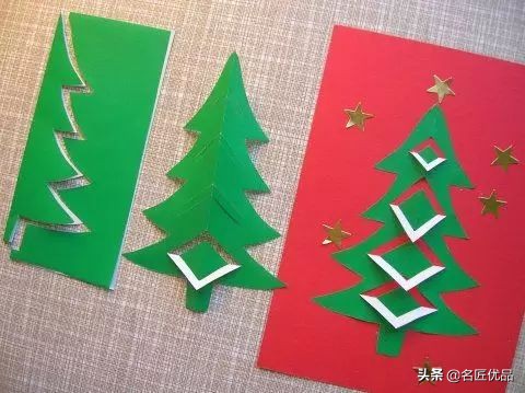 圣诞节圣诞树贺卡简单又漂亮,圣诞节贺卡封面圣诞树