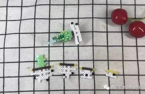 拼豆豆手工diy制作,手工拼豆视频教程