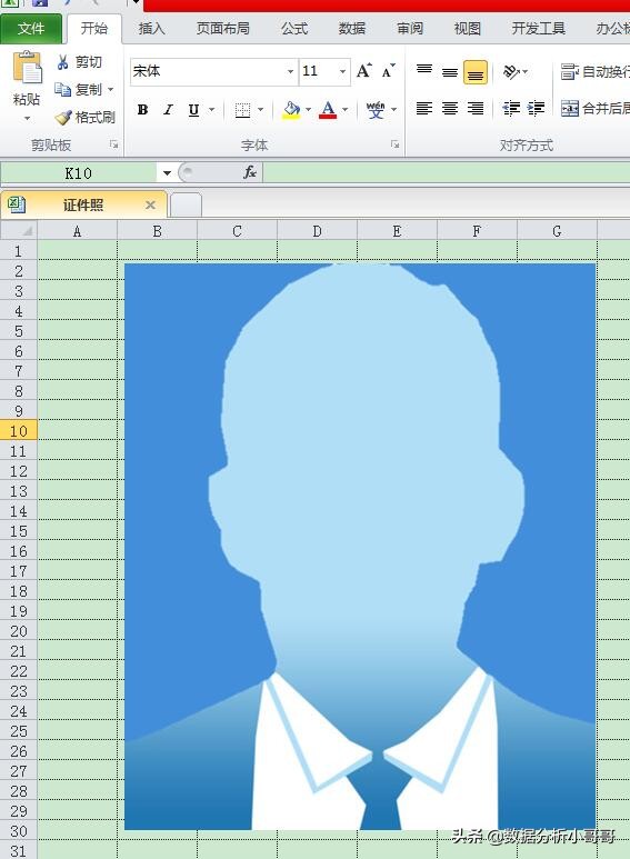 2003款excel能更换证件照底色吗,excel换背景图ps