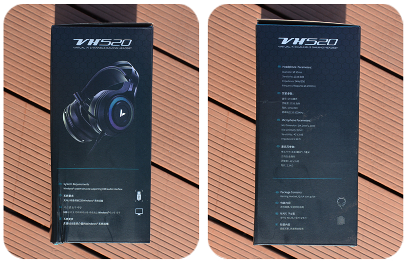 雷柏vh500耳机立体声,雷柏VH650RGB游戏耳机