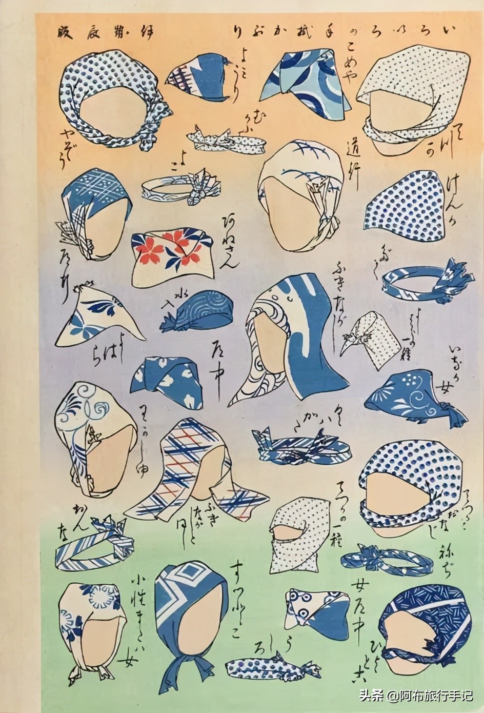 在日本逛布店，种类实在太多，我们列了一份游客导览清单