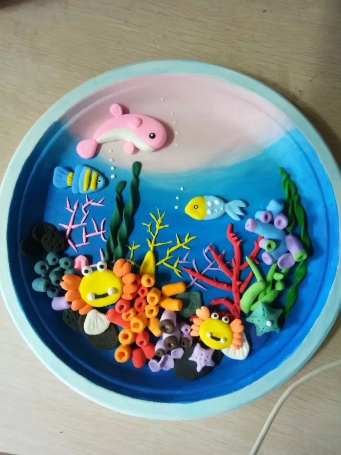 儿童手工粘土创意视频,7-12岁粘土手工简单好看小章鱼