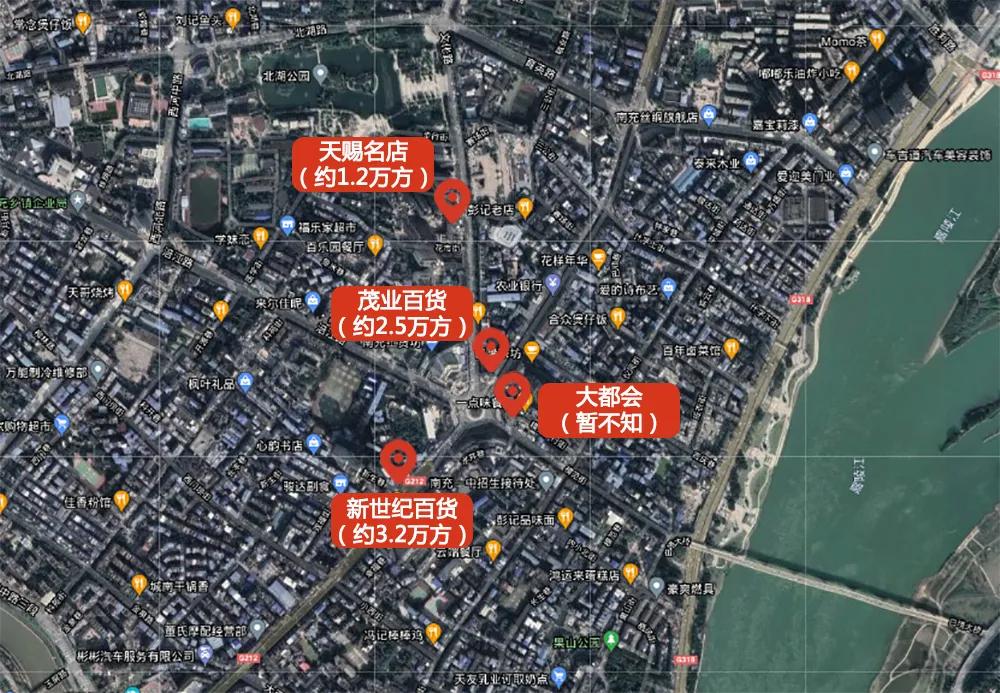 南充商业中心排行榜,南充有哪些商业体