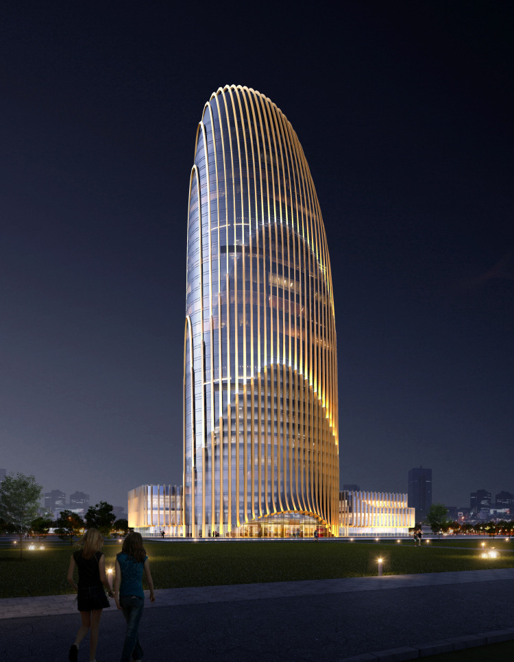 邢台市标志性建筑金融中心,邢台路桥大厦金融中心