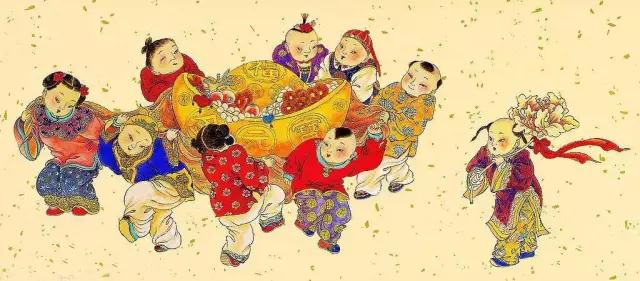 古画里除夕的传说与习俗，好看