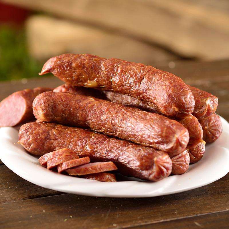 东北厨子大鹏哈尔滨红肠,东北特产俄罗斯风味红肠