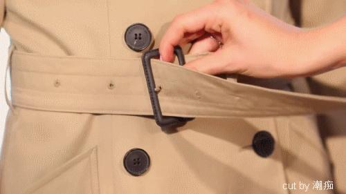 风衣腰带系法让你穿风衣更加帅气,拉高腰线的腰带