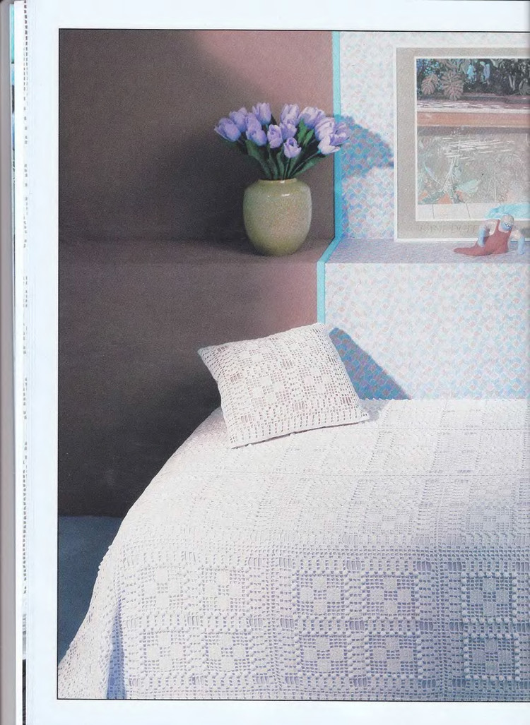 有漂亮的台布钩针图解吗,钩针编织桌布盖巾教程