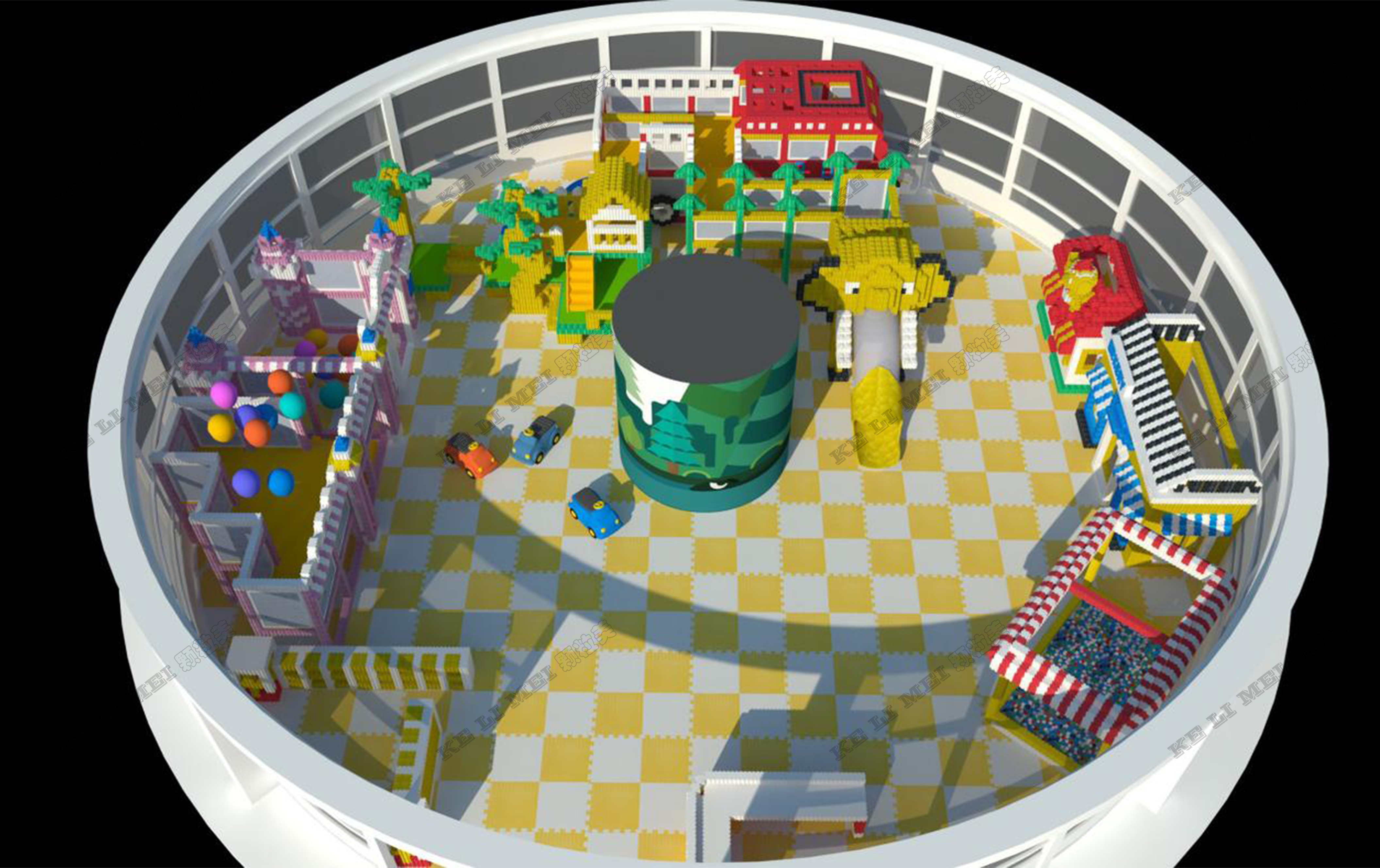 颗粒美儿童乐园,颗粒美加盟