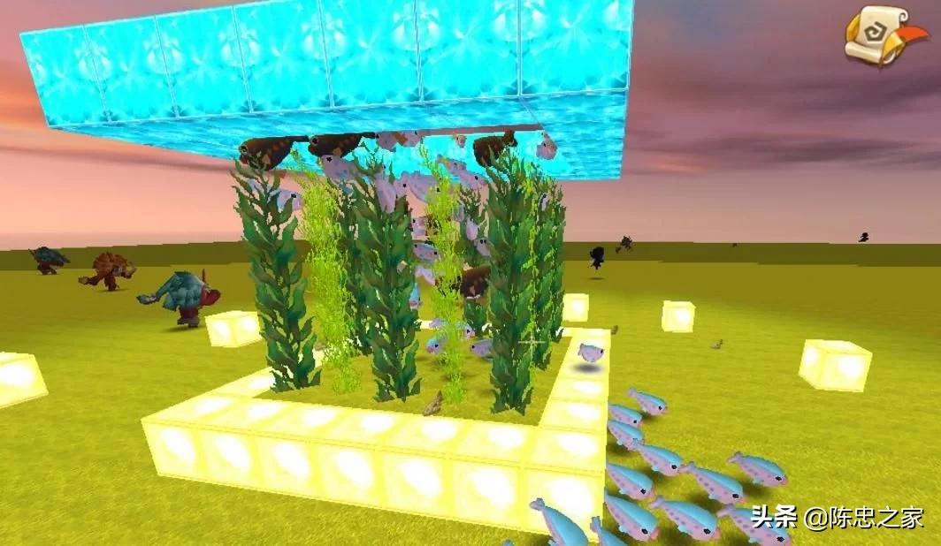 迷你世界怎么样才能养鱼,迷你世界怎么才能在水里养鱼