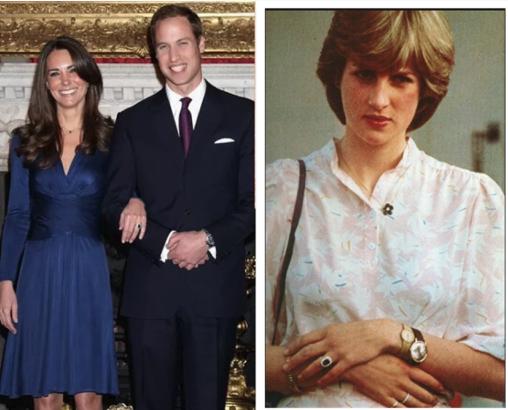 戴安娜给凯特王妃留下的珠宝,凯特王妃戴过戴安娜的什么珠宝