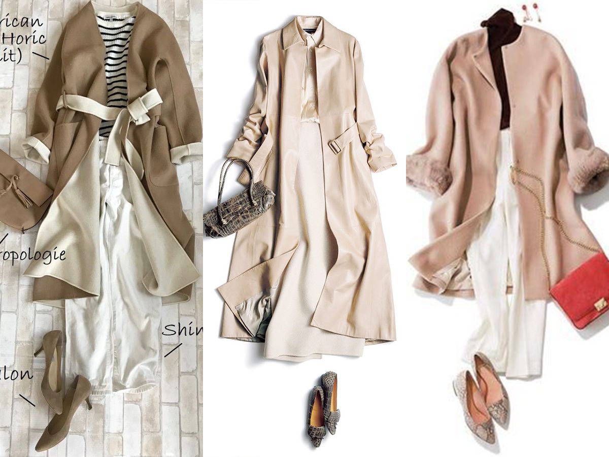 卡其同色系搭配秋冬,卡其和白色哪个更适合黄皮