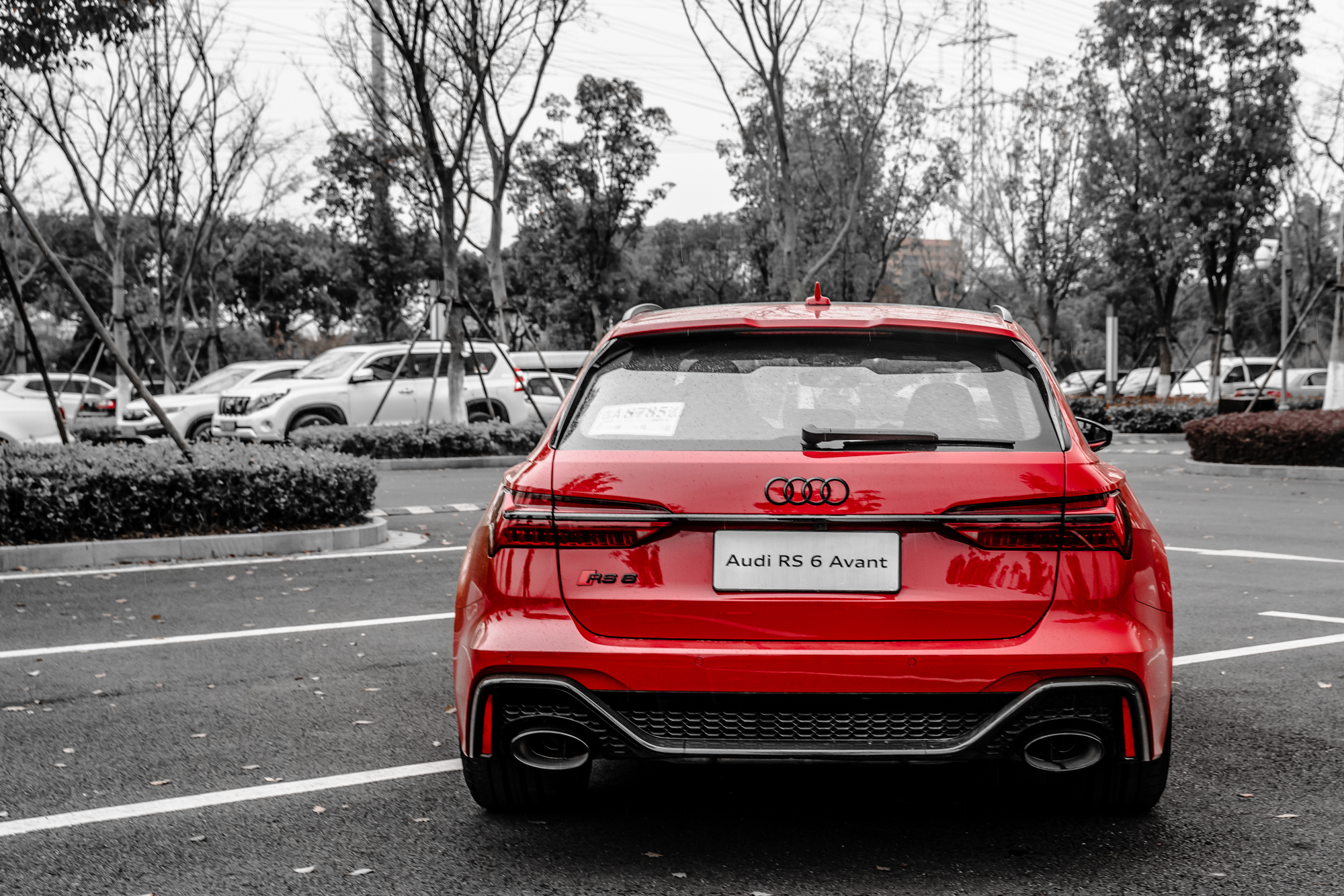 试驾奥迪rs6performance,弹弹车测评