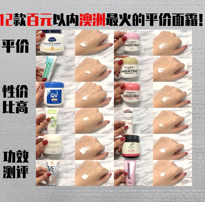 澳洲口碑最好的面霜,百元内面霜测评真实推荐
