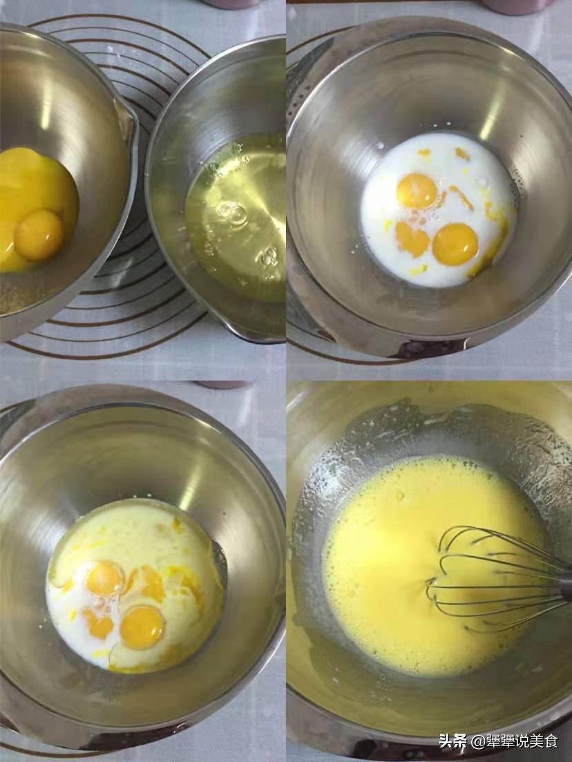 在家自制戚风蛋糕烤箱简易做法,在家烤箱做戚风蛋糕的配方与视频