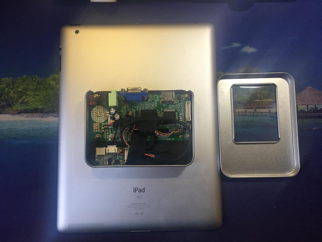 废ipad改显示器,旧ipad改造diy便携显示器