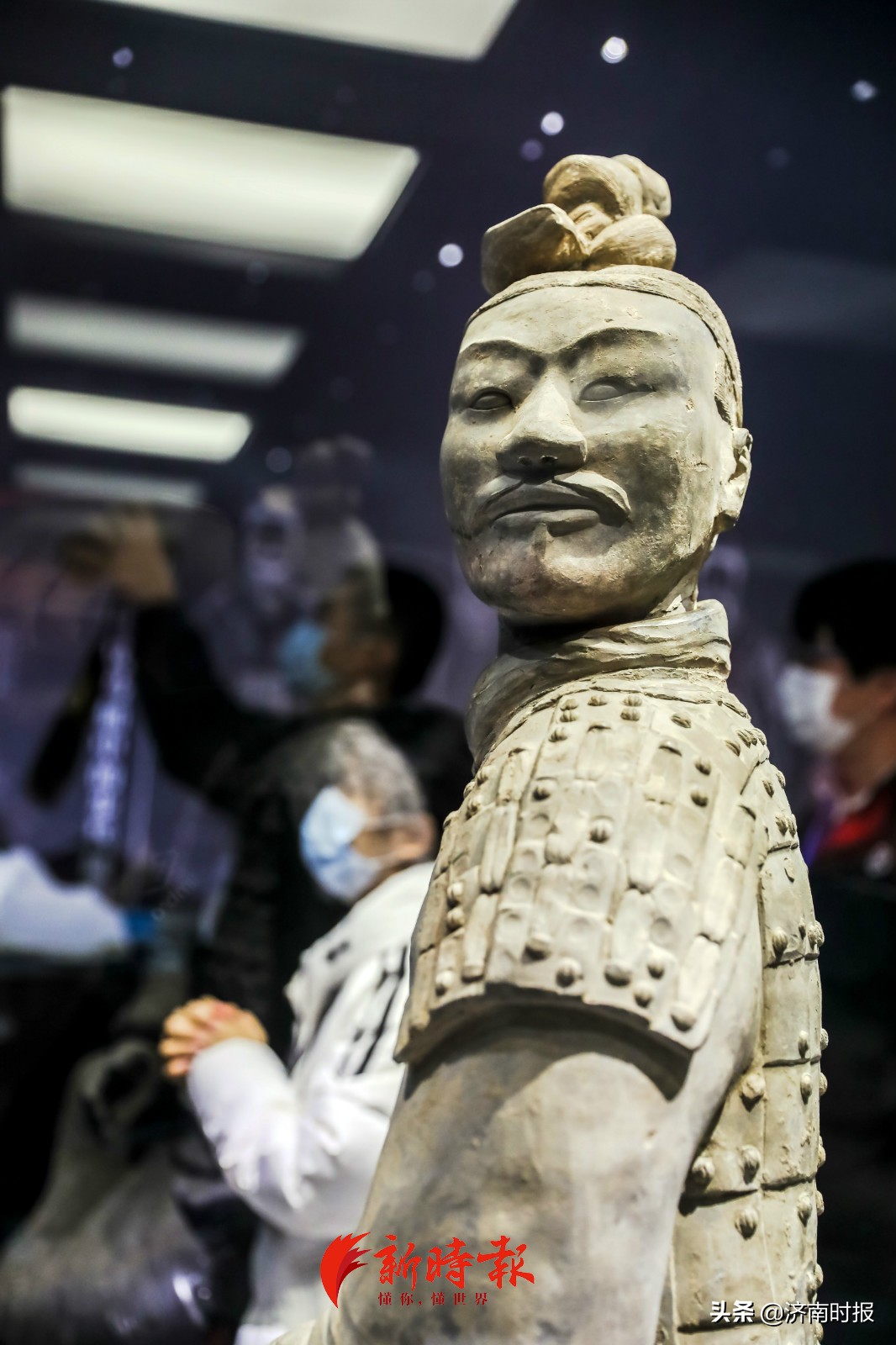 兵马俑来济南啦,直击开箱:层层保护,头身分开装运