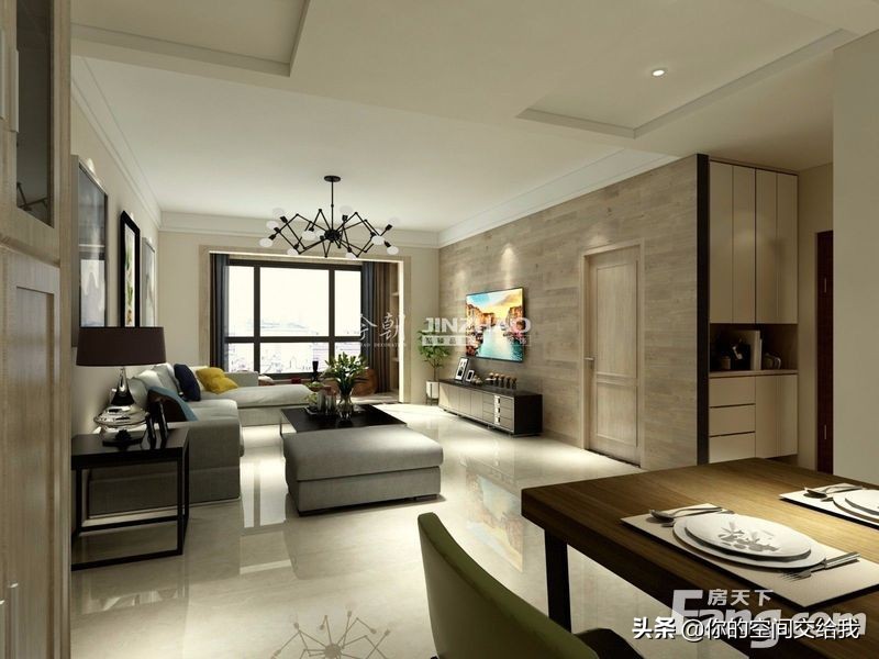 145平米房子装修什么风格,144平米现代简约暖色系风格