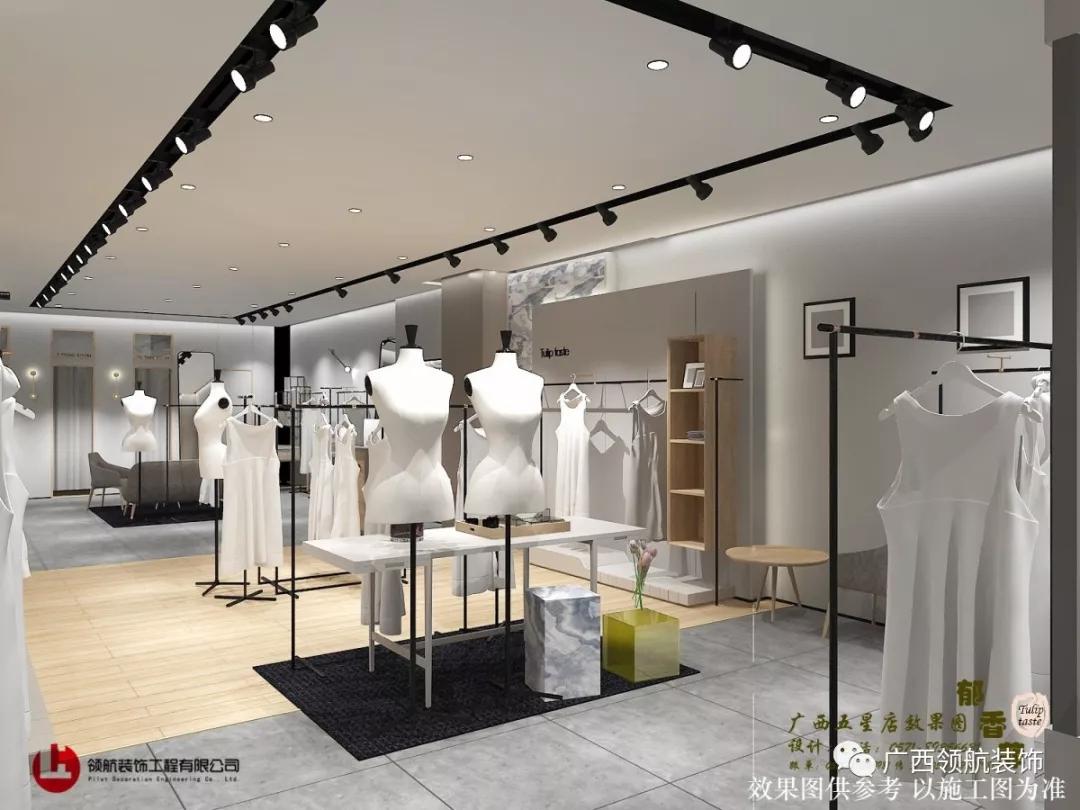 2020女装店轻奢高级灰装修,高级灰女装店装修风格