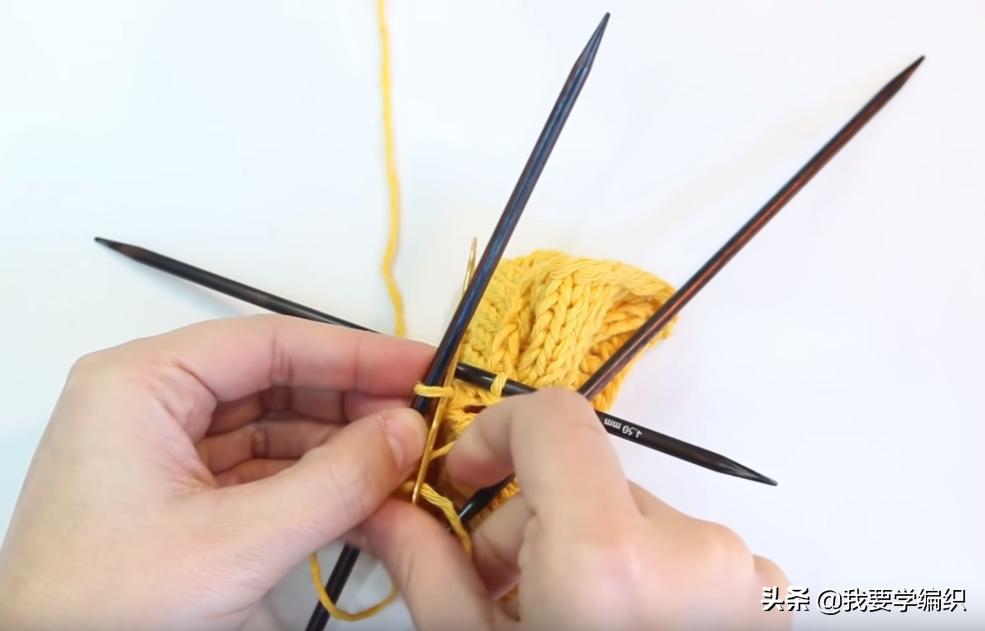 3d立体五瓣花钩织图解,小玫瑰花吊篮钩针编织图解