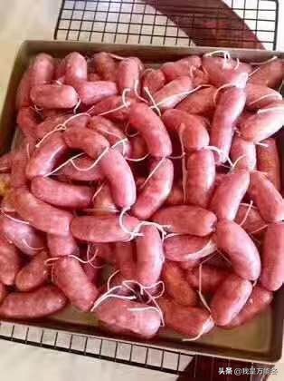 奶奶秘方腌香肠的做法,奶奶亲手制作的香肠