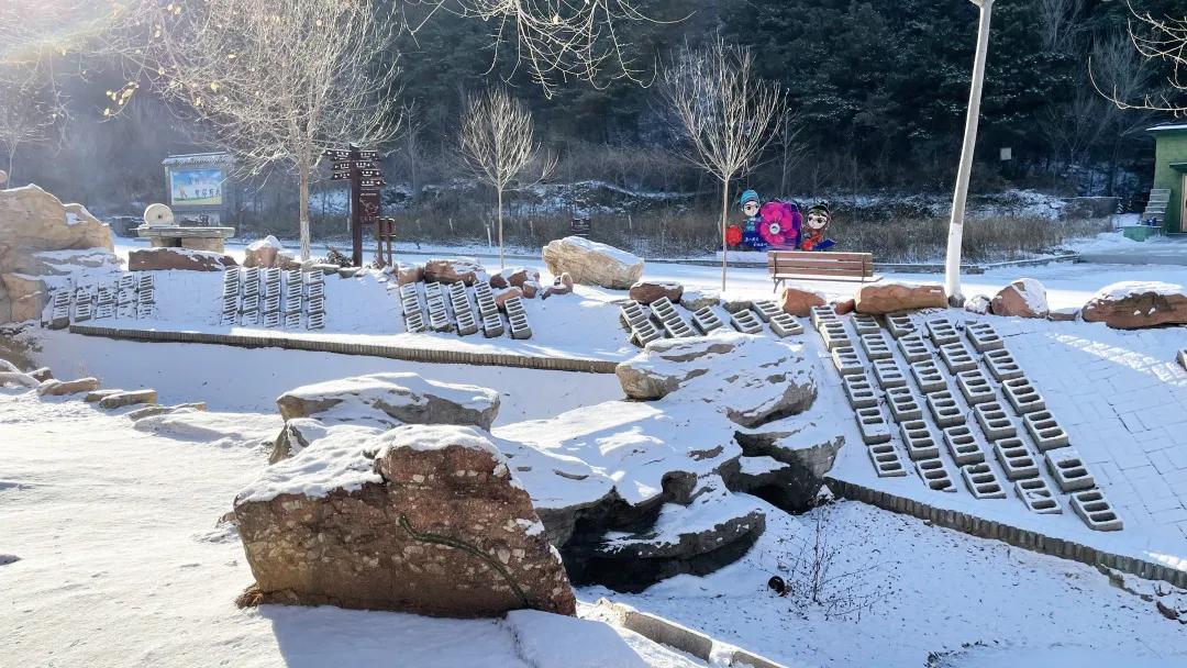 宛如仙境的景点,犹如仙境般的雪景